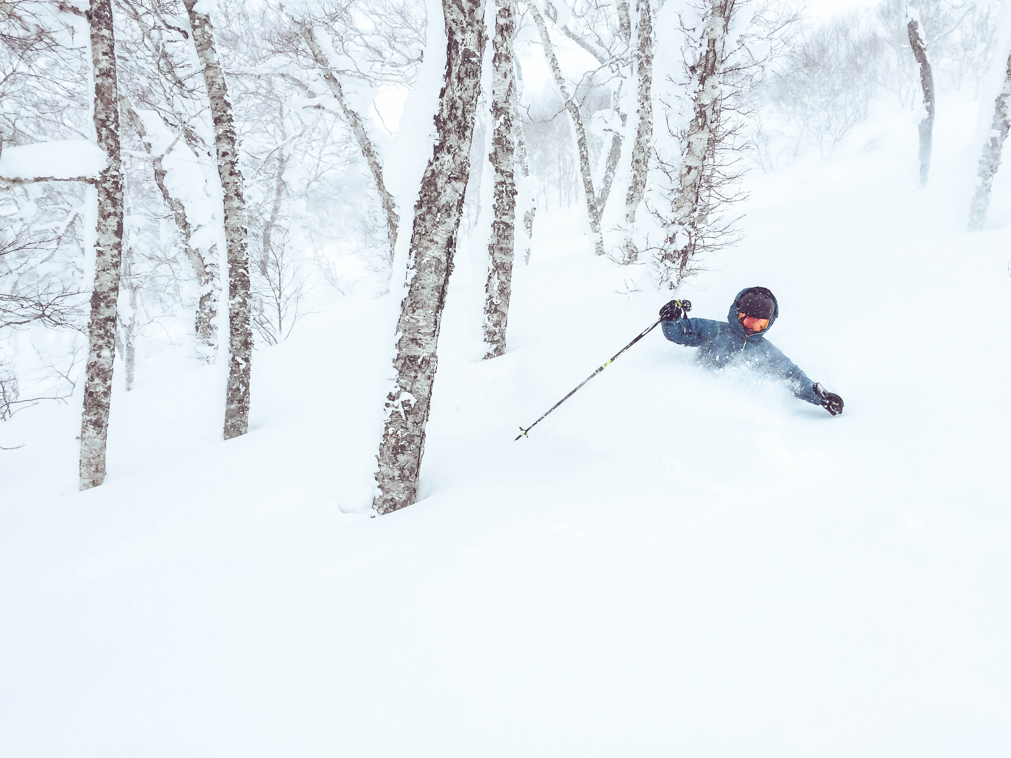 Insane Powder Skiing in Japan